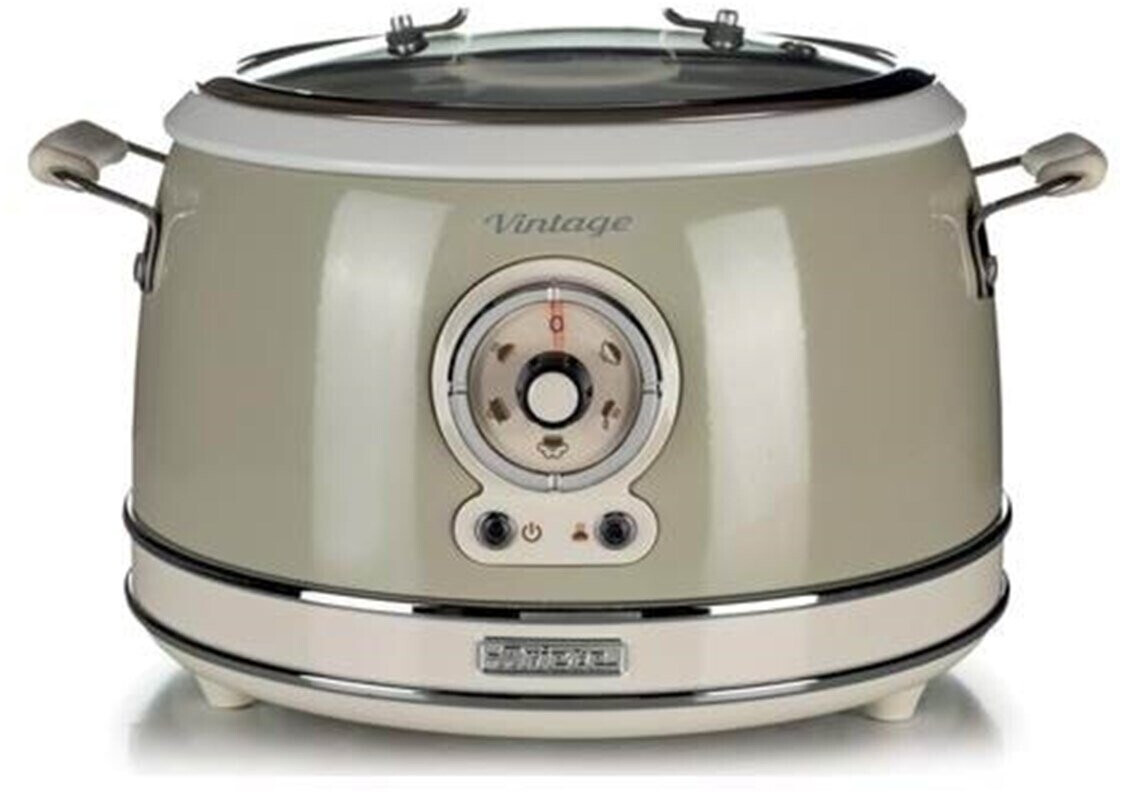 پلو پز و آرام پز آریته ایتالیا مدل Ariete Rice & Slow Cooker | ظرفیت 3.5 لیتر | رنگ بژ | طراحی کلاسیک با عملکرد دوگانه